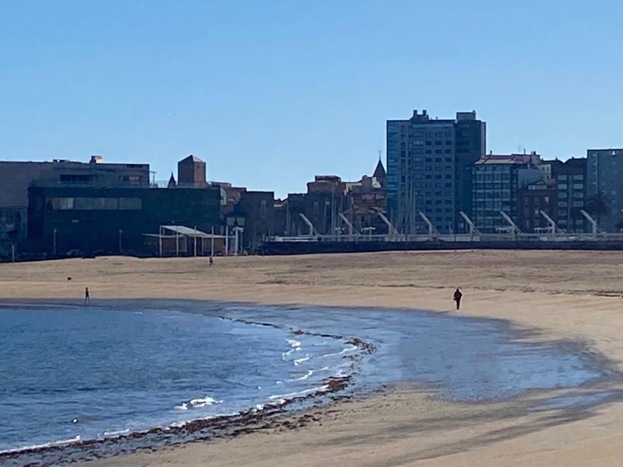 Poniente Beach Gijón Exteriér fotografie